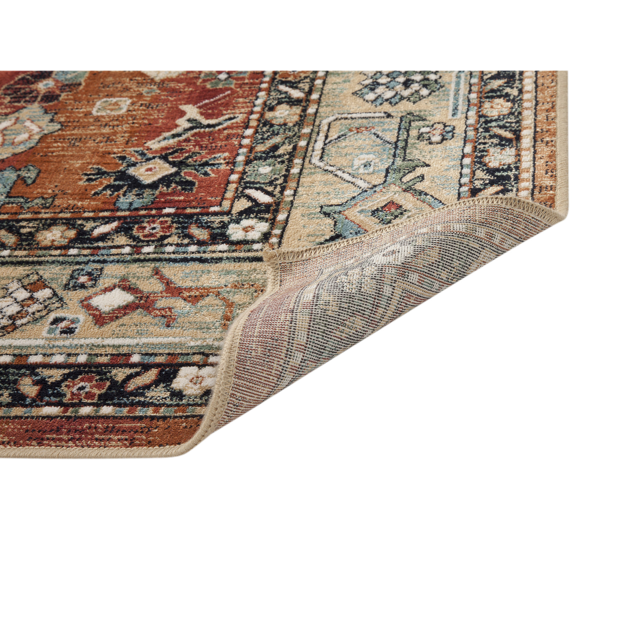 Abacasa Sonoma Machine Woven Orange Area Rug & Reviews Wayfair